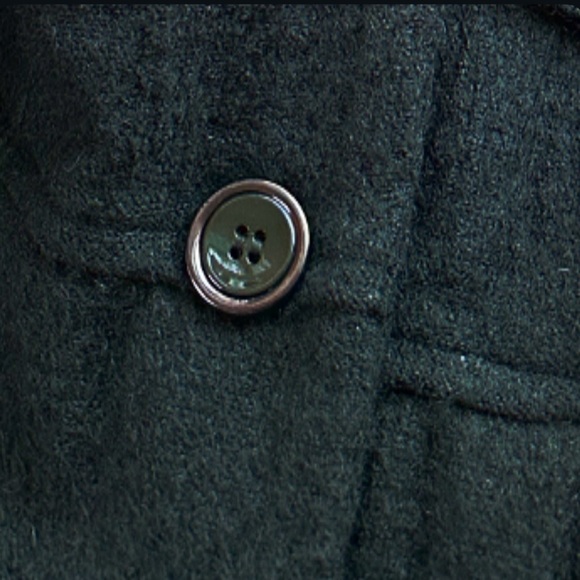 Sandro Wool Peplum Military Jacket Size Small Petite - Picture 12 of 12